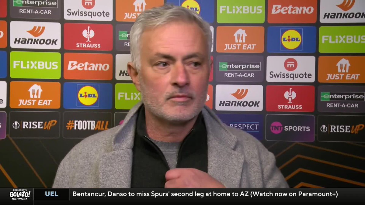 “We deserve to win over 90 minutes, we deserve to win after 120 minutes. We were the best team by far.” 🗣️ Chris Wittyngham and Adam Hunt react to José Mourinho’s comments on Fenerbahçe falling short of the #UEL quarterfinals ❌