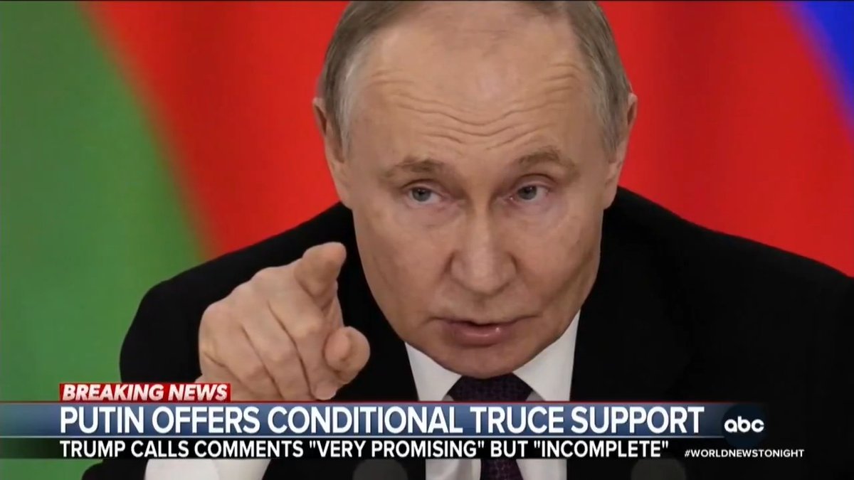 Vladimir Putin gave his first public response to the U.S.-backed 30-day ceasefire plan with Ukraine, saying he supports the idea of a temporary truce, but only with conditions. James Longman reports.