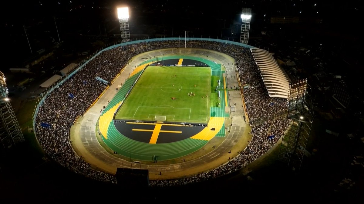 Kingston, Jamaica 🇯🇲🤩 🏟️National Stadium #ChampionsCup