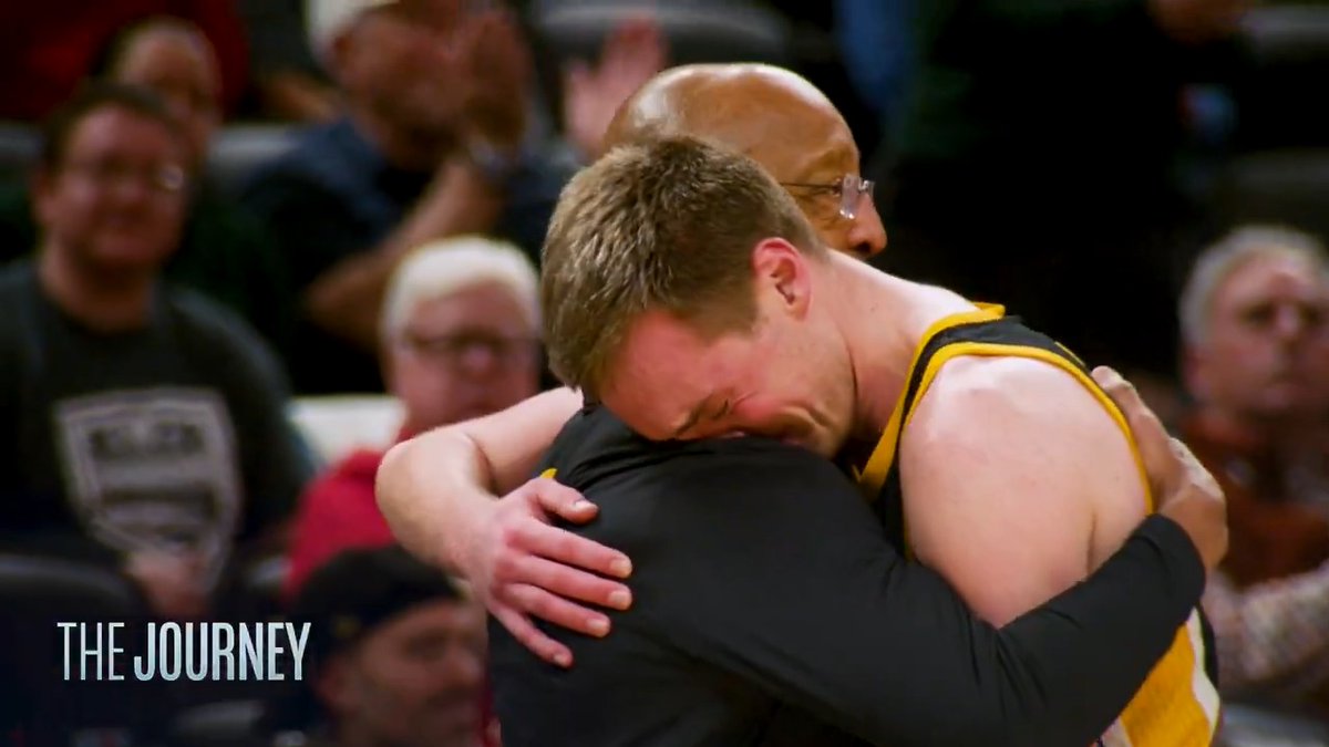 If that was it for Iowa, we have to give Payton Sandfort a tip of the cap on a great college career 👏 #B1GMBBT x The Journey