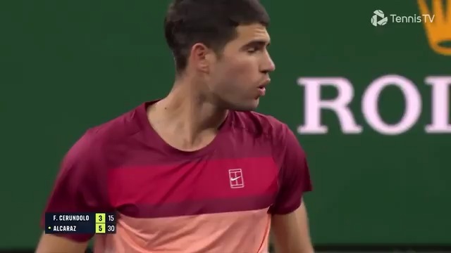 Court coverage at its' absolute best 🤩 Carlos Alcaraz | BNP Paribas Open | #TennisParadise