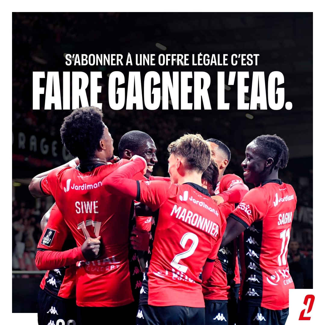 L'abonnement aux diffuseurs officiels est essentiel pour le budget des clubs de Ligue 2 BKT. Alors pour soutenir le football français, disons STOP au piratage ❌ #Ligue2BKT beIN SPORTS