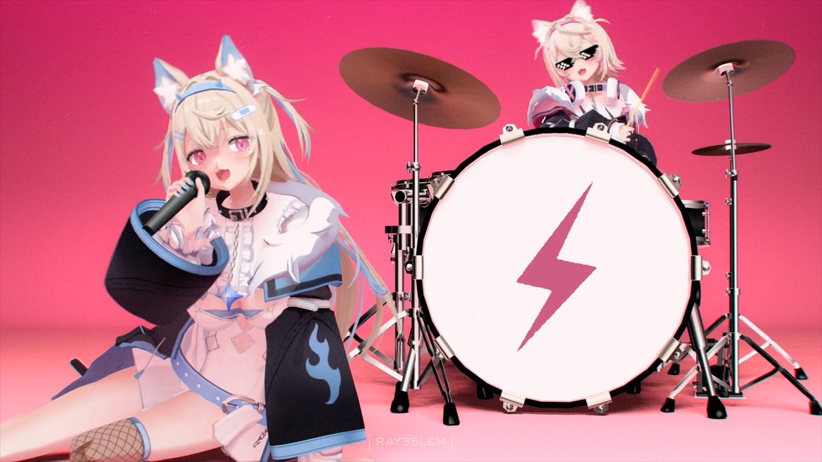 APT.を歌って踊るフワモコ3D♪ 4K #FWMCpix #FUWAMOCO
