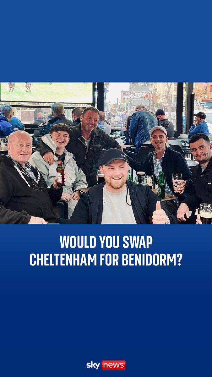 Carl Hinchy hasn't missed a Cheltenham Festival for decades - but this year he's in Benidorm.