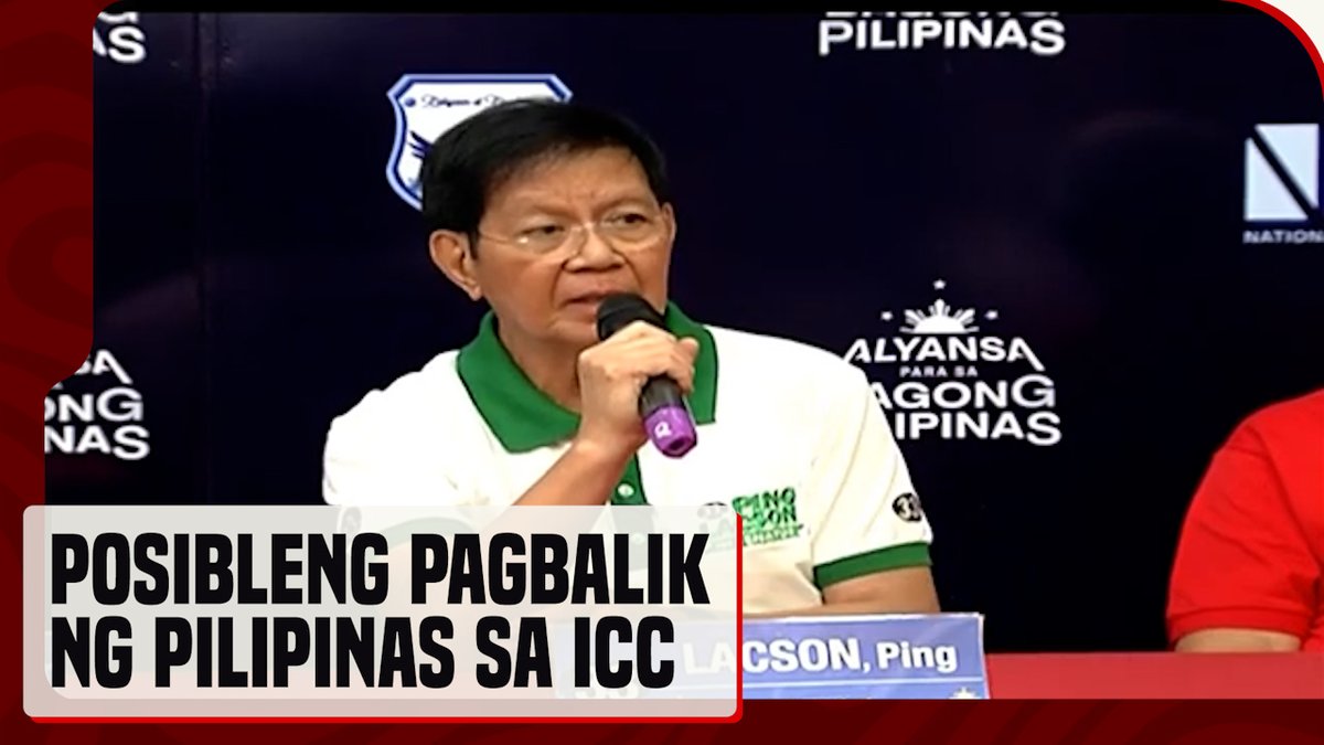 Sa personal na opinyon ni senatorial candidate Ping Lacson, dapat nang bumalik ng Pilipinas sa International Criminal Court #ICC. #BilangPilipino2025 #News5
