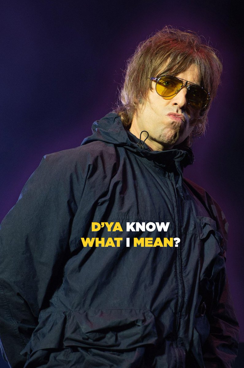 4 months till Oasis are back... D' You Know What I Mean? 👀