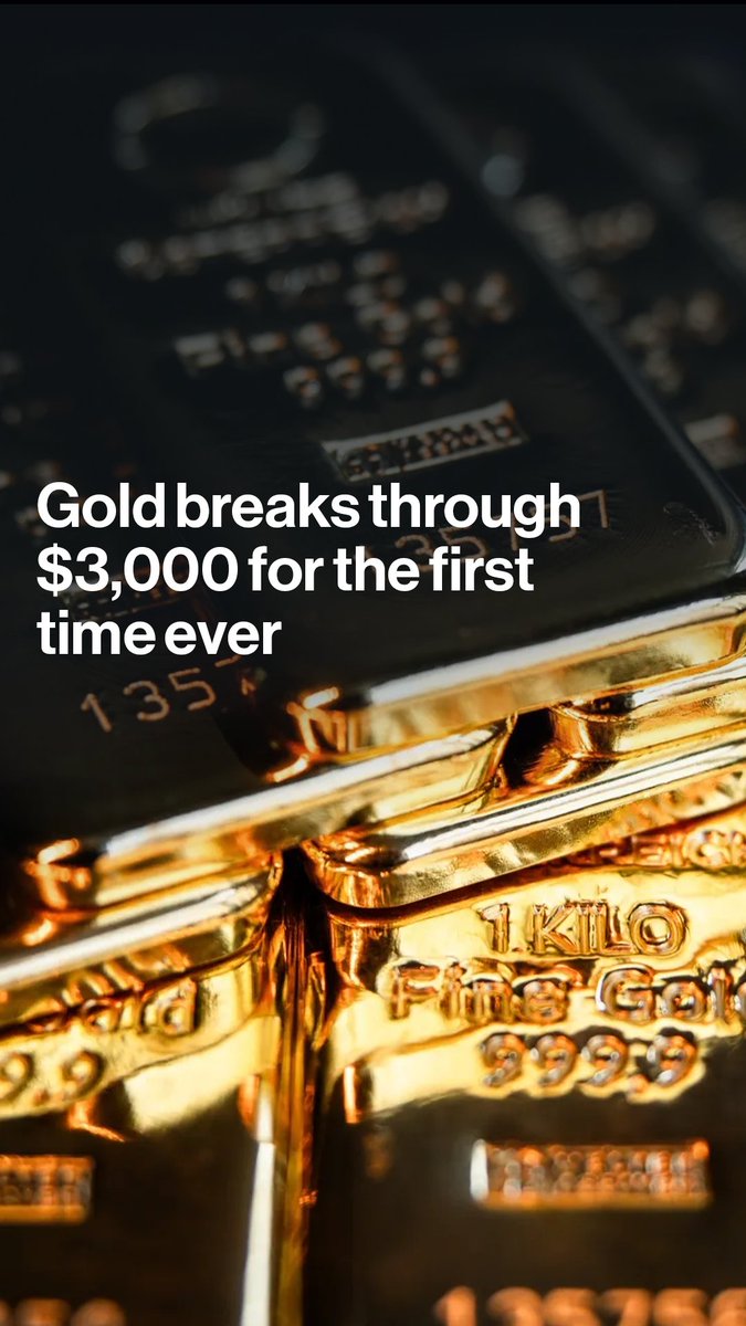 Gold prices passed $3,000 for the first time ever, driven higher by a central bank buying spree, economic fragility worldwide, and President Donald Trump’s attempts to rewrite the rules of global trade by imposing tariffs on allies and strategic rivals