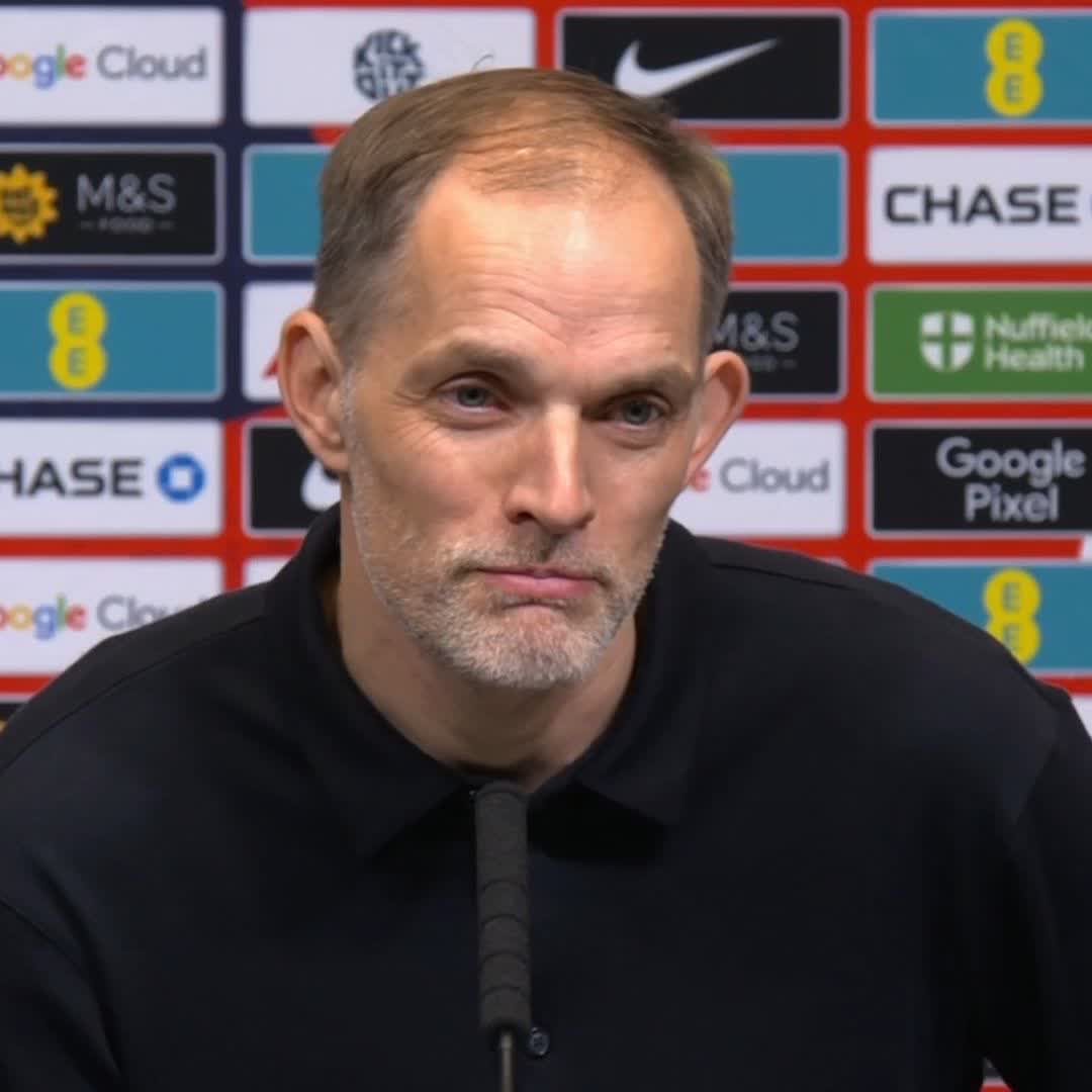 "We were always impressed with Myles" 🗣️ Thomas Tuchel on the possibility of Myles Lewis-Skelly making England's left-back position his own.