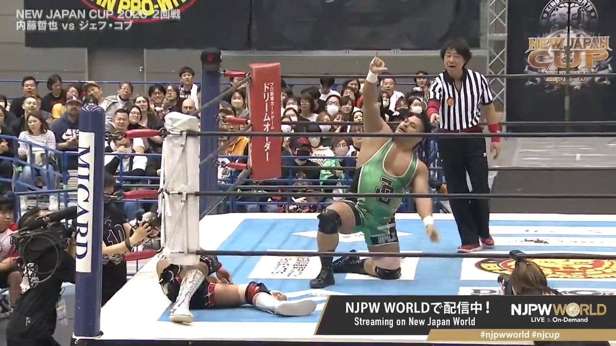 .Jeff Cobb “Naito's Movements” Sign up Now & Stay tuned to #NJPW #njpwworld #njcup