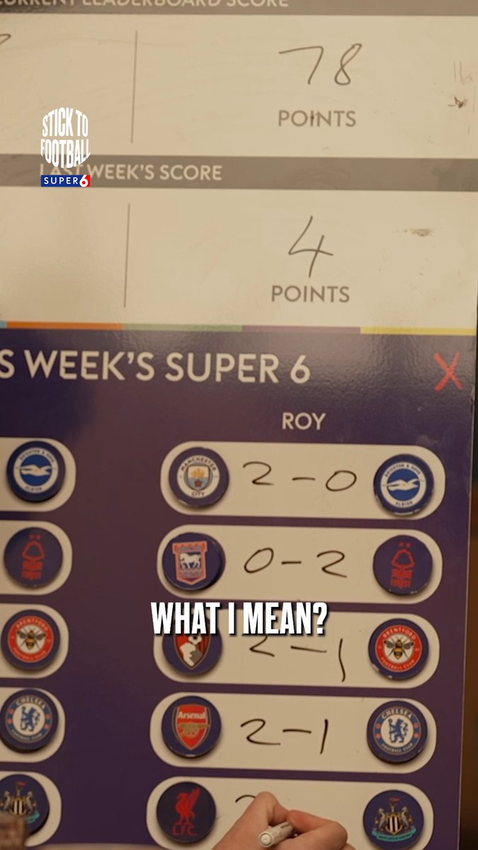 "Newcastle never play well at Wembley!" ๐ Silverware is at stake this weekend! ๐ Whoโs getting their hands on the trophy? Lock in your Super 6 prediction today! ๐ฅ