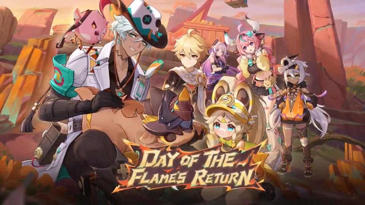 Version 5.5 "Day of the Flame's Return" Trailer | Genshin Impact In Natlan, hosting a heart-pounding, adrenaline-pumping competition is a marvelous undertaking. #GenshinImpact #GenshinImpact5ꓸ5