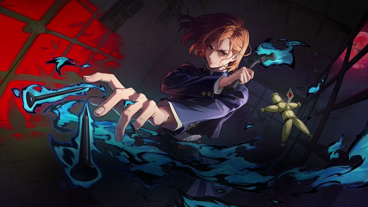 🔔 The official Jujutsu Kaisen skin, Nobara Kugisaki Lady Sun, will be available from 3/20 for a limited time. Obtain it from the Jujutsu Kaisen Wish event with a matching avatar frame included. Stay tuned! ▶️ Play now: #HonorofKings #Jujutsukaisen #HOKxJJK