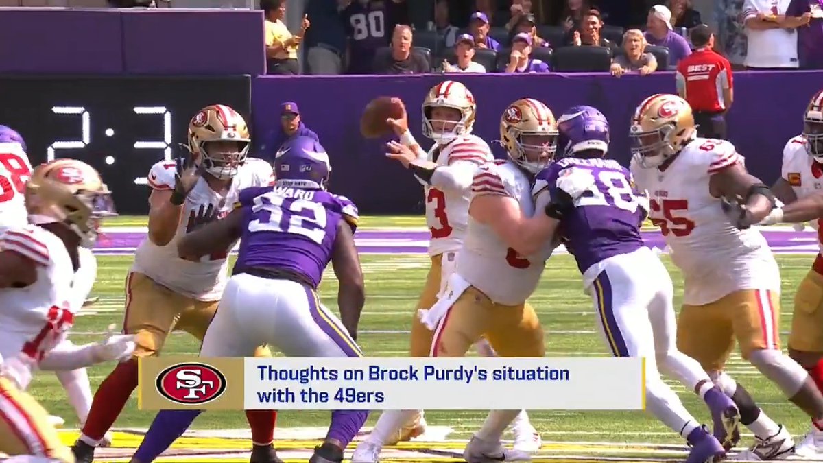 "Pay that man." Jason Cabinda believes that Brock Purdy deserves a hefty extension.