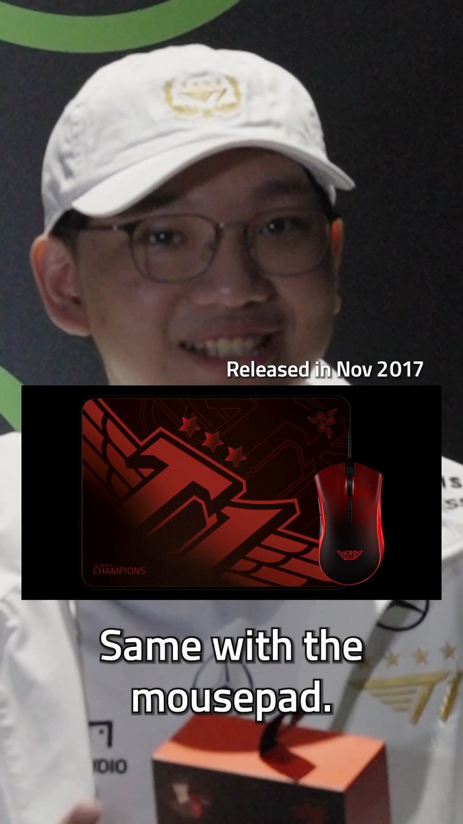Stoked to have met this hardcore Razer fan at the Razer x T1 Faker 10 year anniversary event. If you have a collection of Razer gear too, let us know, and you might earn yourself an exclusive 20th anniversary keychain made just for our most dedicated fans!