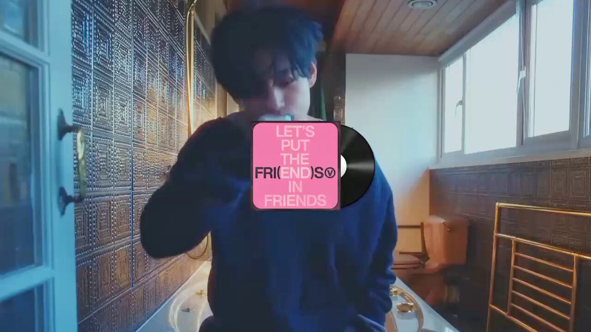 celebrating one year of fri(end)s, a song that showcased taehyung's beautiful vocals and visuals 💌