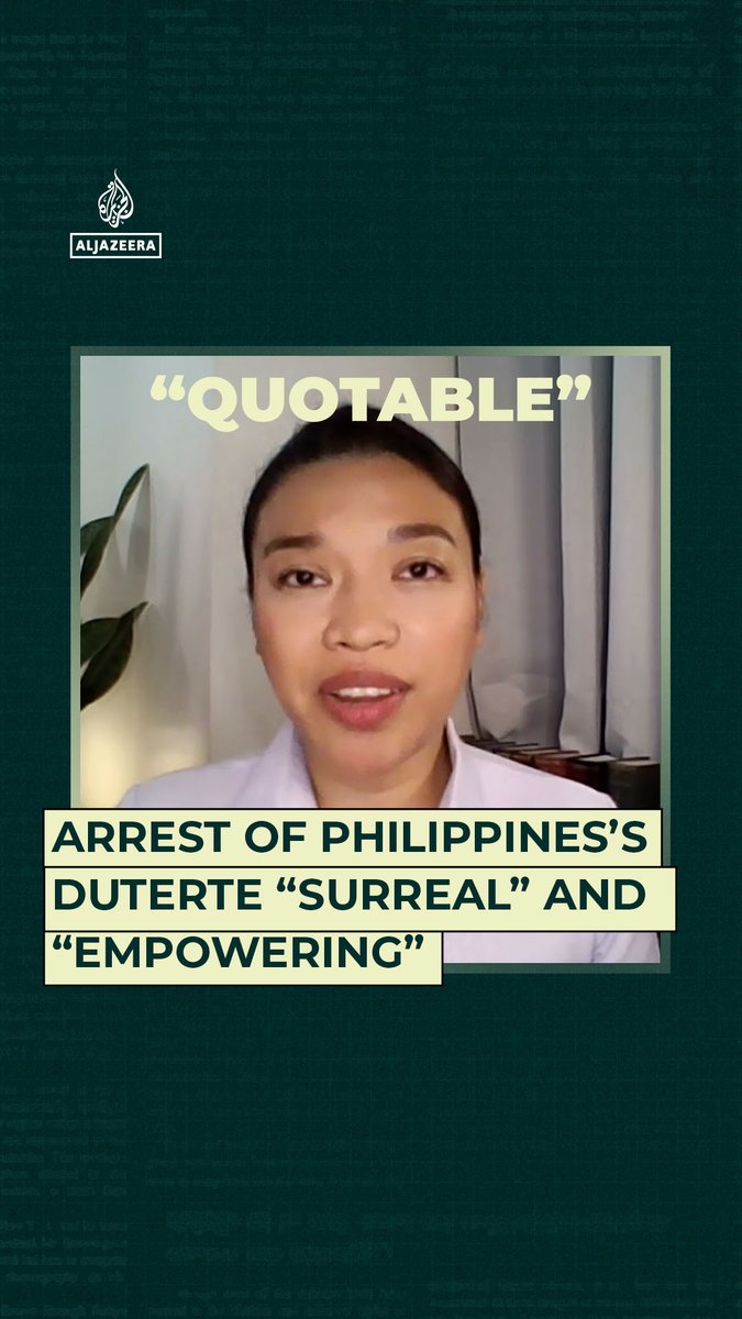 "It was surreal but at the same time empowering for the victims." Kristina Conti, a lawyer for the victims of former Philippines President Rodrigo Duterte’s drug war, talks about how the moment of his arrest felt.