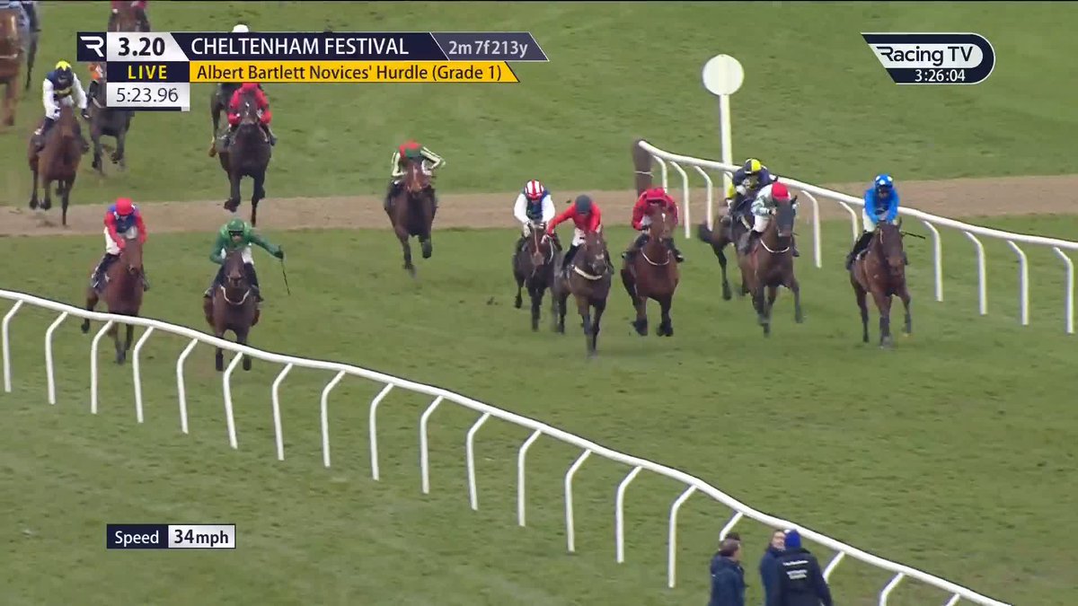 Willie Mullins has the first four winners at Cheltenham on Gold Cup Day: 🏆 Poniros 🏆 Kargese 🏆 Dinoblue 🏆 Jasmin De Vaux The Mullins team are absolutely flying! 🍀