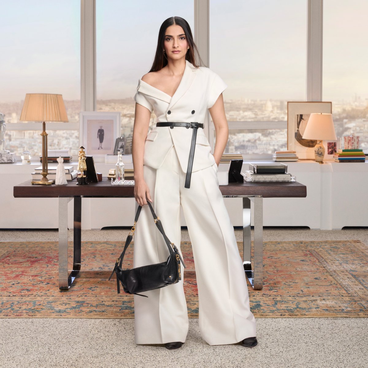 Dior Ambassador Sonam K Ahuja reveals how the #DiorDJourney from #DiorSS25 by Maria Grazia Chiuri keeps a busy editor-in-chief hands-free for work's defining moments. Tap the card for more!