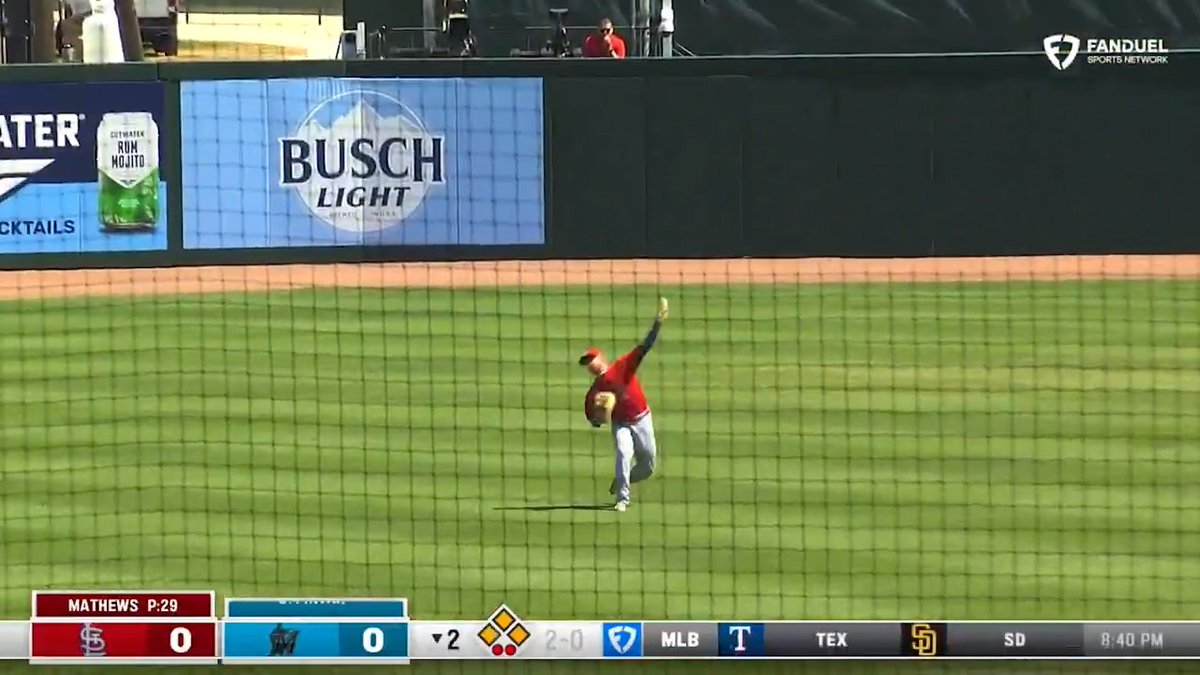 What a throw from Nathan Church 😳 #SpringBreakout