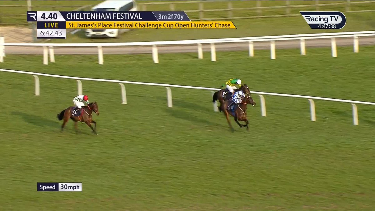 🎵 Today is gonna be the day for Wonderwall! Rob James &amp; Sam Curling wins the Hunters' Chase - It's On The Line runner-up again
