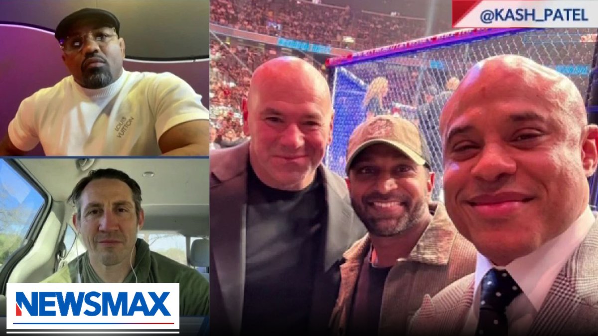 "Still sitting on the stool": Former UFC fighters Tim Kennedy and Yoel Romero spoke about FBI Director Kash Patel's suggestion that the agency partner with UFC fighters on Friday's "National Report." Tim Kennedy Peoples Champ Kash Patel