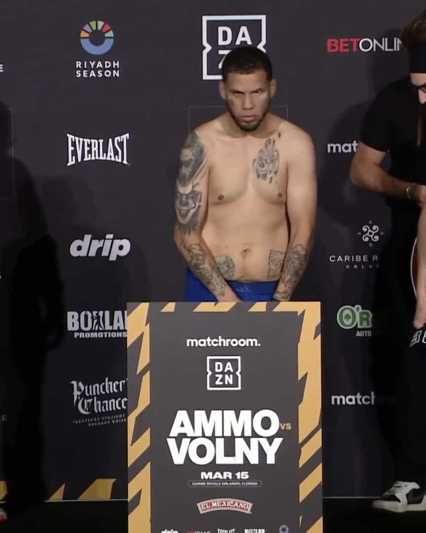 Back to business 💪 ⚖️ Edgar Berlanga Jr - 169.6lbs ⚖️ Jonathan Gonzalez-Ortiz - 167.4lbs #BerlangaOrtiz | DAZN Boxing | #WilliamsVolny