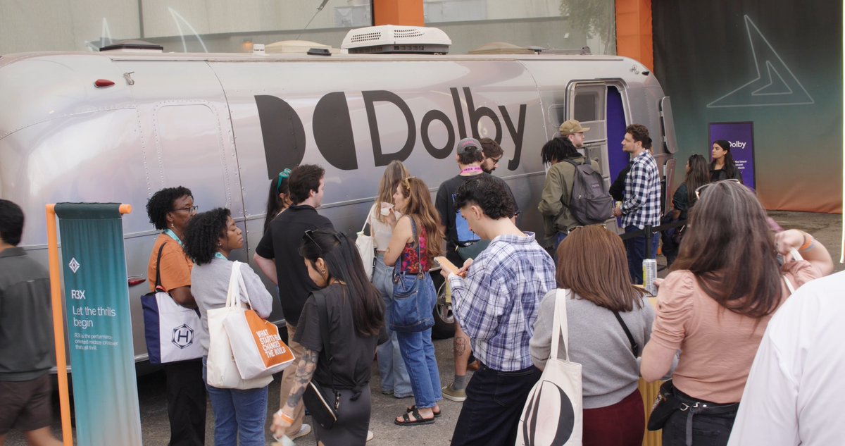 Imagine connecting with your favorite music in the deepest way possible 🎶 Guests witnessed the power of #DolbyAtmos Music in Rivian R1S + R1T, heard Dolby Creator Lab discussions, and enjoyed a showcase of new music from indie band autumnal at the Electric Roadhouse at #SXSW.