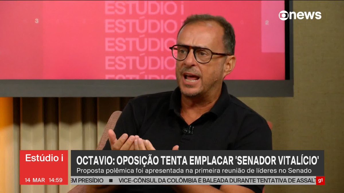 Apuração de Octavio Guedes: oposição no Senado tenta emplacar senador vitalício e trocar foro para julgar parlamentares. Propostas foram apresentadas em reunião dos líderes da Casa e são defendidas pelos senadores do PL Marcos Rogério e Rogério Marinho. ➡ Assista ao #Estúdioi: #GloboNews
