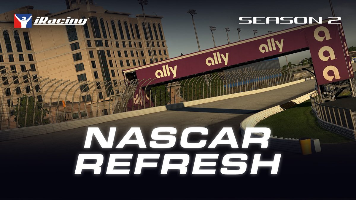 NASCAR Refresh tracks are now available in the 2025 Season 2 update! 🏁