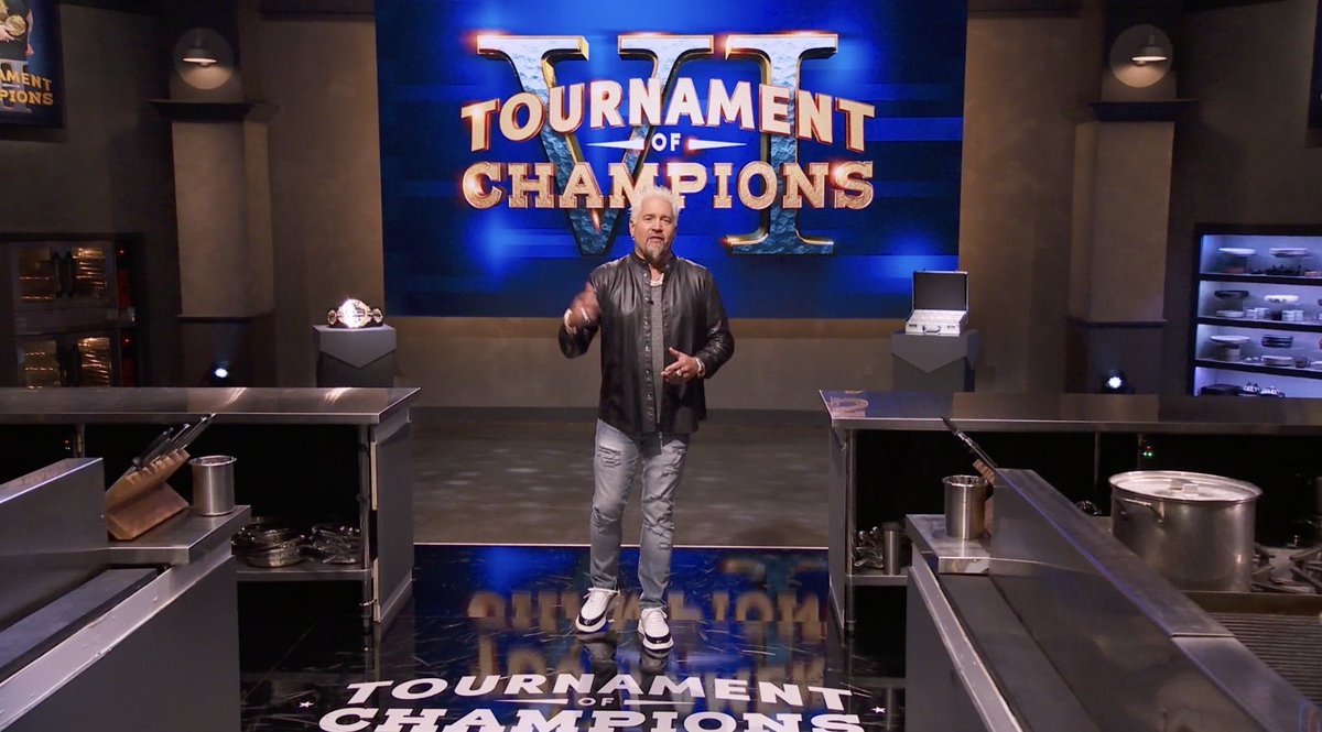 @guyfieri is sharing a sneak peek of the next Round 1 battles on #TournamentOfChampions! 🔥 Don't miss it on Sunday @ 8|7c!