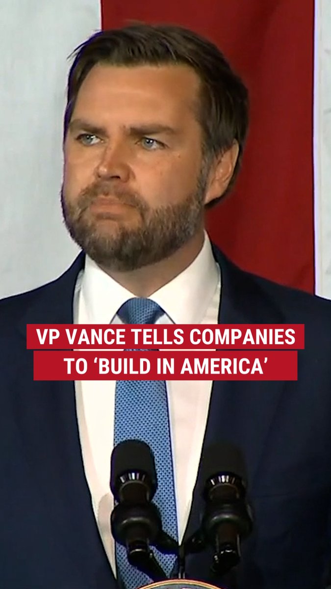 ‘CHOOSE AMERICA’: Speaking at a factory in Michigan, Vice President JD Vance issued a clear message to corporate America to build their products here or "pay the consequences."