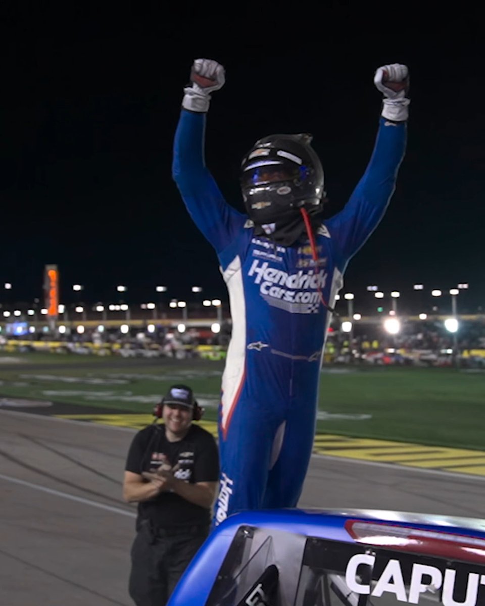 This one made history. 🏁 Last year in Las Vegas, Rajah Kirby Caruth joined Wendell Scott and Bubba Wallace to become the third Black driver to win a NASCAR national series race.