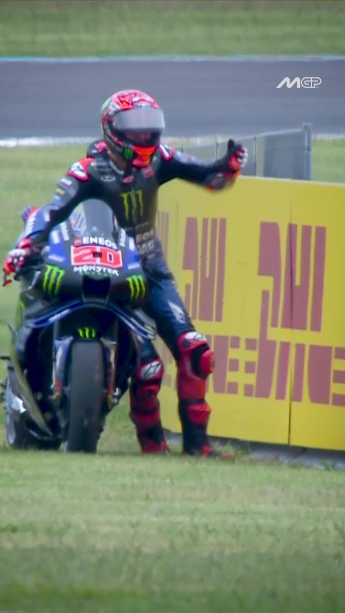 Q2 spot secured, but it wasn't all smooth sailing for Quartararo earlier on 😤 #ArgentinaGP 🇦🇷
