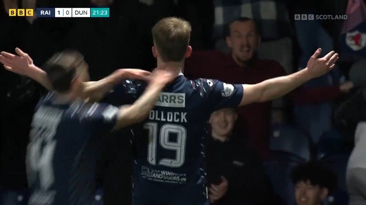 Finlay Pollock fires Raith Rovers in front in the Fife derby! ⚽️ The ball through from Dylan Easton 🤌 Watch live BBC Scotland 📺 #BBCFootball