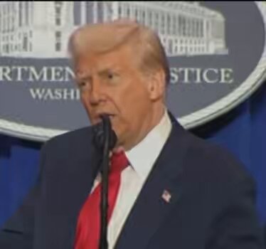 BREAKING: Trump just literally gave a speech at the US Department of justice and stated that CNN and MSNBC are “illegal”. These are the words you’d hear from a fascist dictator. Imagine if Joe Biden went to the DOJ and declared that Fox News and Newsmax were illegal. First, they attack the truth. Then, they attack those who tell it.