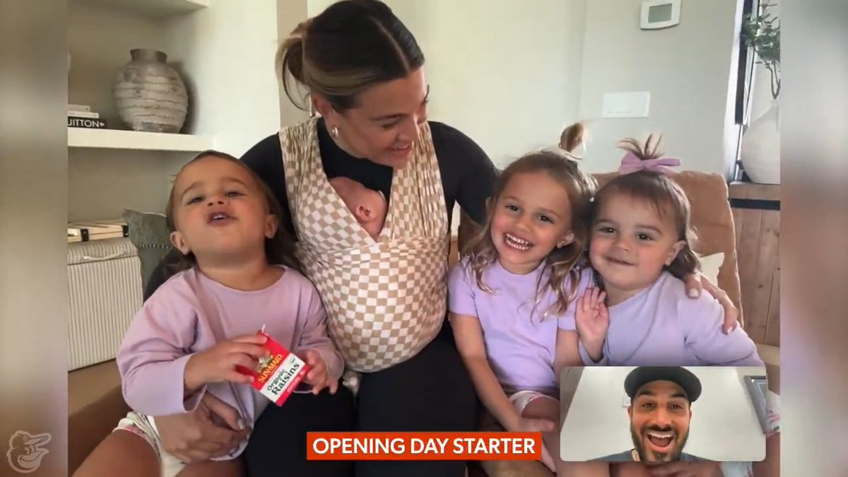 Zach got the news from his girls 🥹