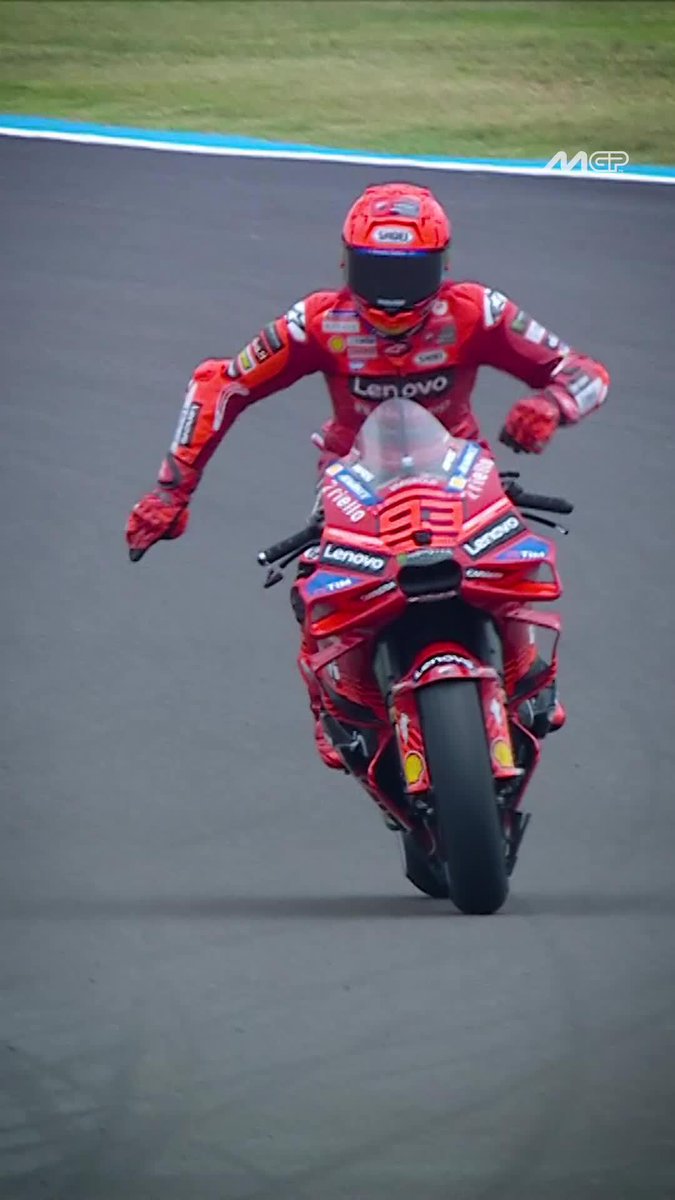 🤠 Marc Márquez turned into a cowboy after breaking the lap record #ArgentinaGP 🇦🇷