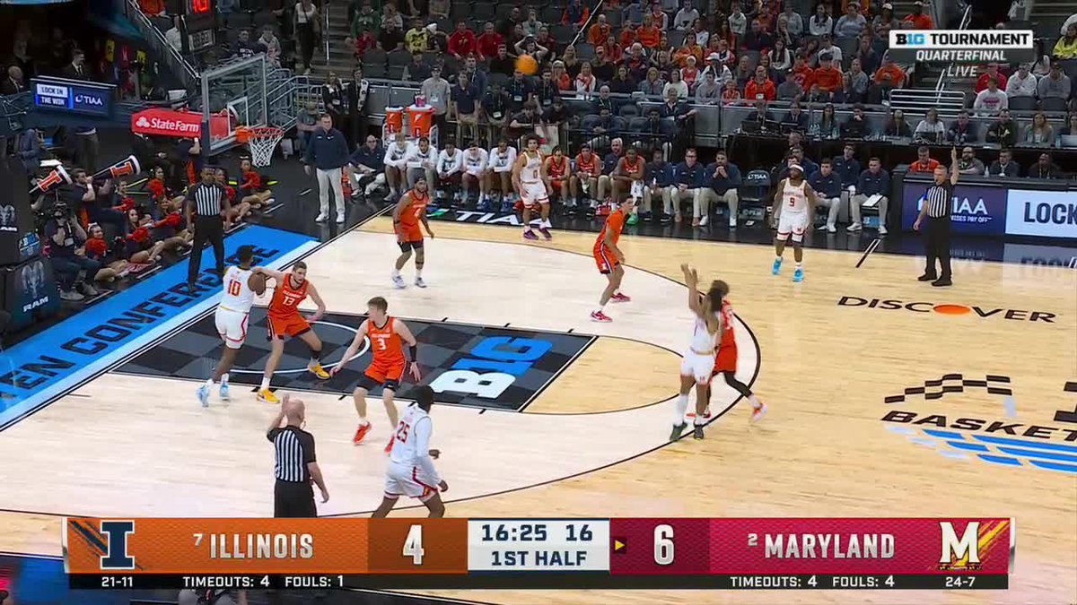 A little teardrop shot by Kylan Boswell 📺: Big Ten Network
