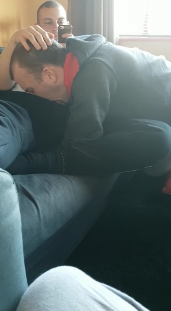 #Master kicks back and gets #sucked by a #horny #locked #submissive that is strongly motivated by its #cagedcock to provide excellence in #oralService. #gagthefag #MastersCock #bwc #hung #thickdick