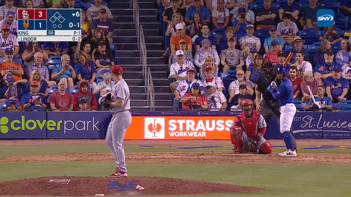 A hustle double on a chopper by Francisco Lindor!