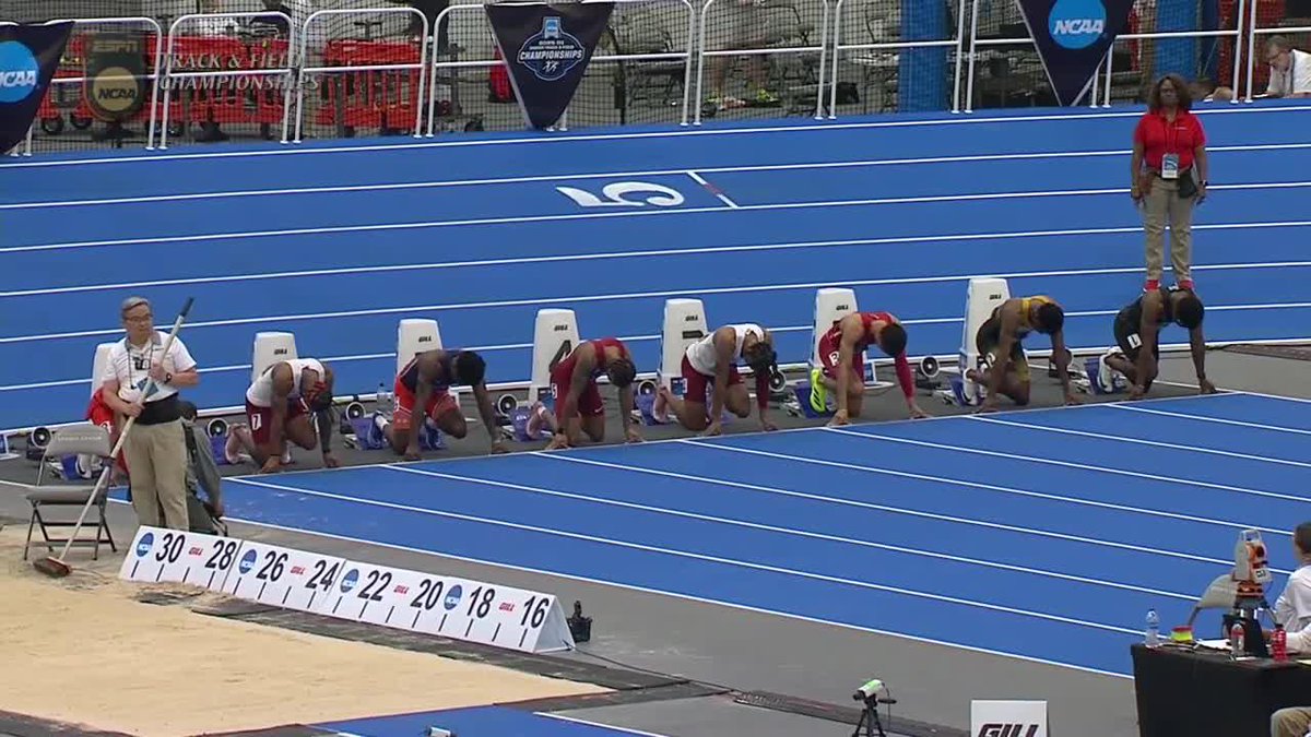 Running 6.46 to almost break the NCAA 60m record then casually walking directly over to the long jump runway is crazy work 🤣