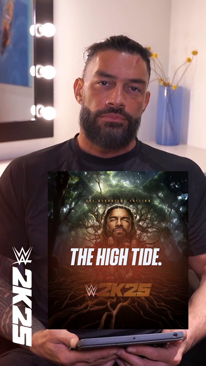 “I didn’t do it by myself, but I also refused to do it by myself.” 😤 Roman Reigns shares his thoughts on the #WWE2K25 Bloodline Edition cover🩸Paul Heyman WWE