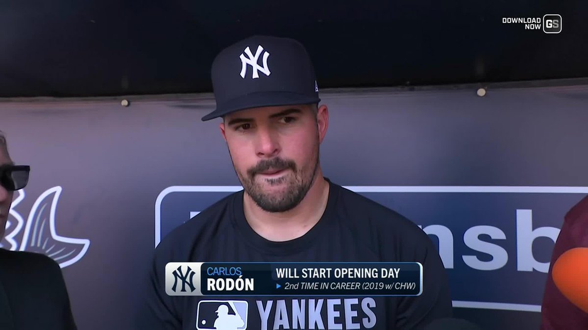 Just an honor. Just excited. Just want to go out there and win the game. - Carlos Rodón on starting Opening Day