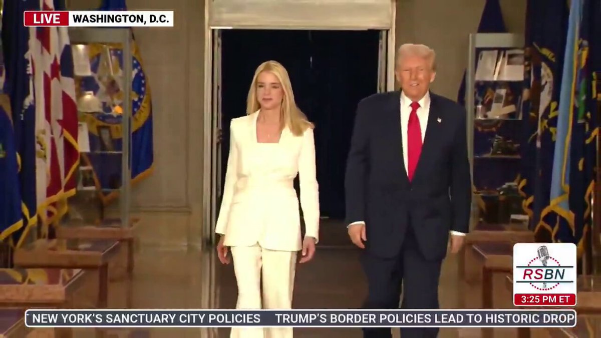 Based on the optics from today at the DOJ, Trump and his team made a conscious effort to make it clear he trusts AG Pam Bondi. He knows what people have been saying online. He knows many are critical of Bondi. Today, he made an effort to show he supports her. I know everyone has an opinion about how to run the government and how to drain the swamp, but ultimately, Trump is the one who gets to make those decisions. He has a plan, and the American People chose him to carry out said plan. If Bondi is compromised or not accomplishing what Trump wants, Trump will know about it LONG before we do, and it will be up to him to correct it. But for the time being, Trump just made a pretty clear statement today that the DOJ under his new administration will be different, and that he has faith in his appointees such as Bondi and Kash. If you disagree with Trump’s appointees or his plan, then in four years, you can vote for someone else, but until then, you’ve got no choice but to trust Trump, and he trusts Bondi.
