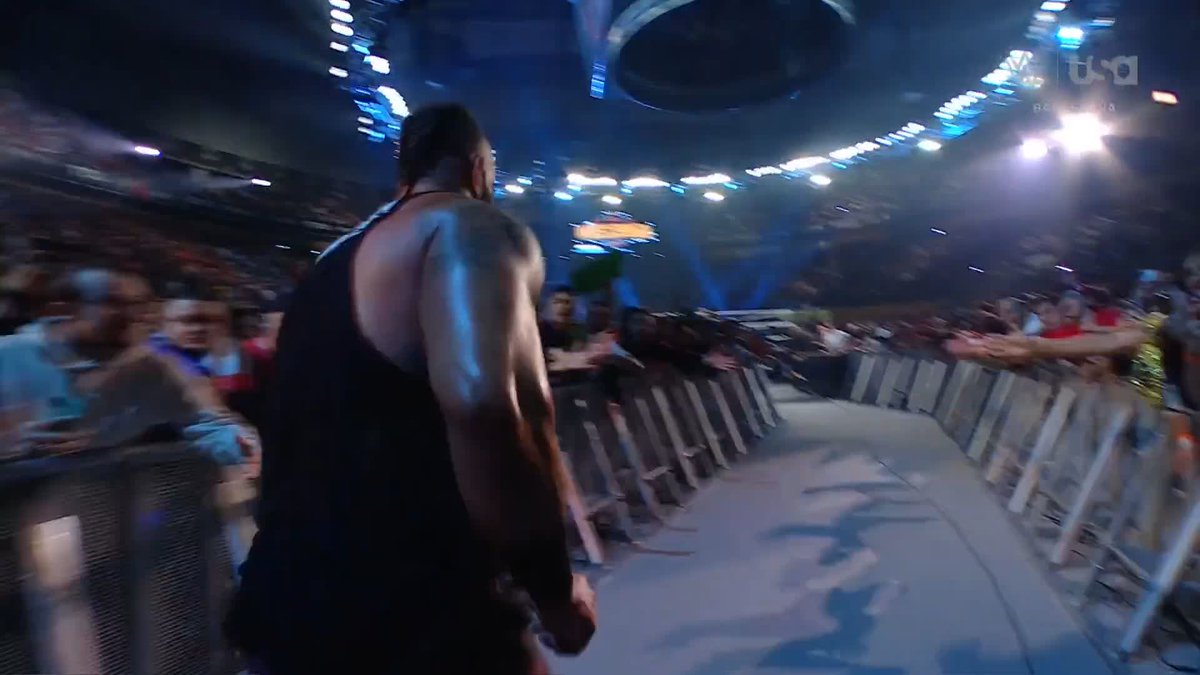 LOOK OUT! The Strowman Express just made a pit stop in Barcelona 🚂 #SmackDown
