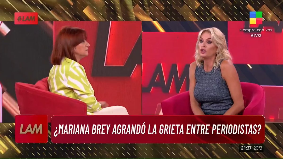 "Feudale": Por el cruce de Marcela Feudale con Yanina Latorre en #LAM