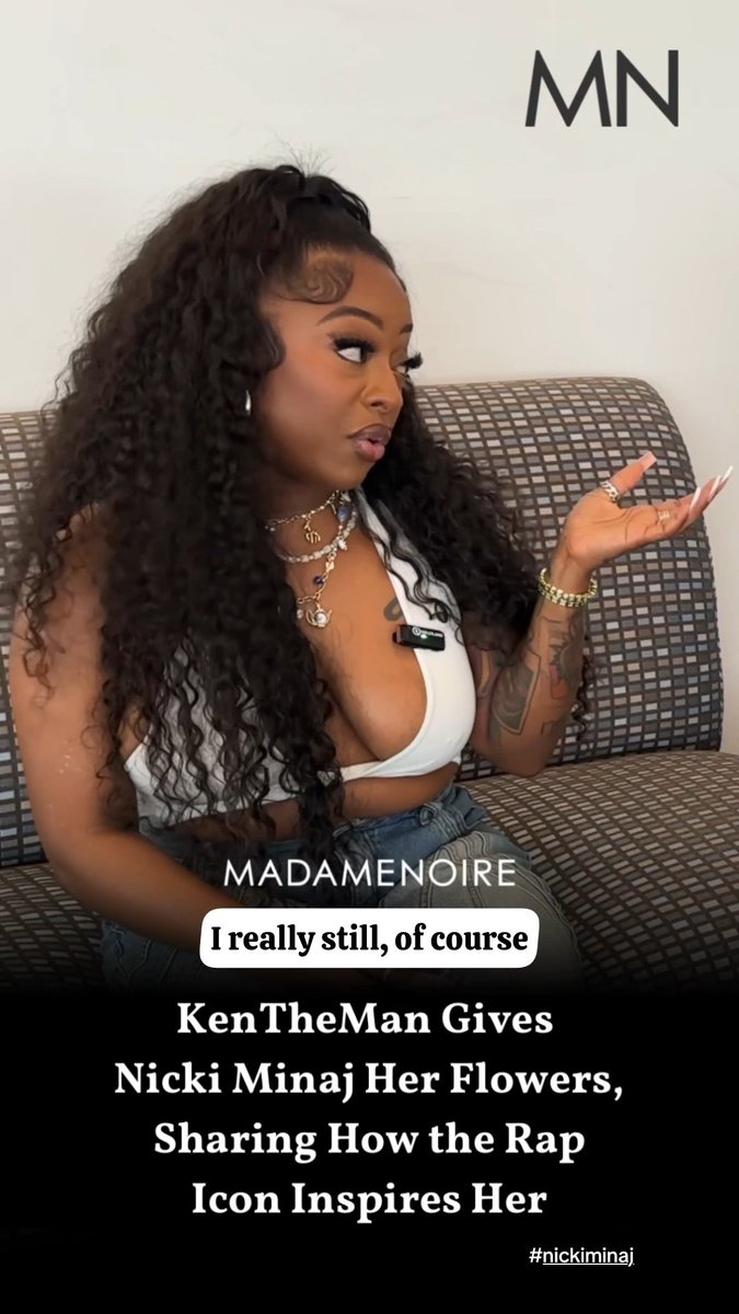 Female rapper KenTheMan shows Nicki Minaj love in recent interview. ๐