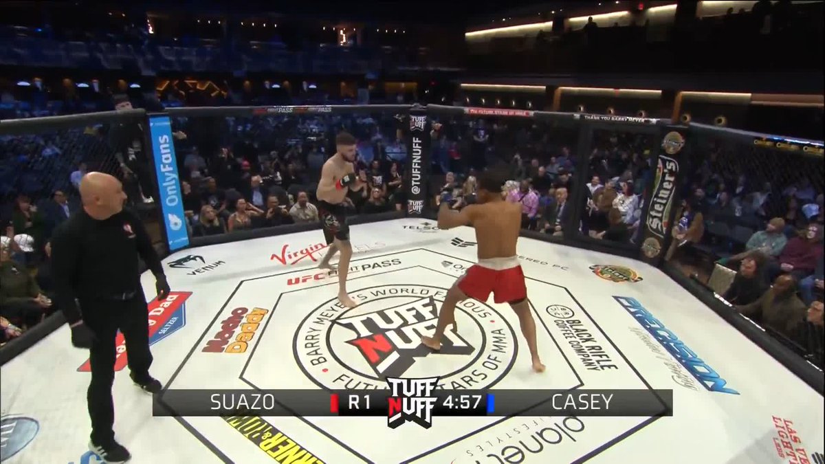 Holy shit!!! Brutal knockout de Miguel Suazo a los 10 segundos de comenzar el combate #TNU142