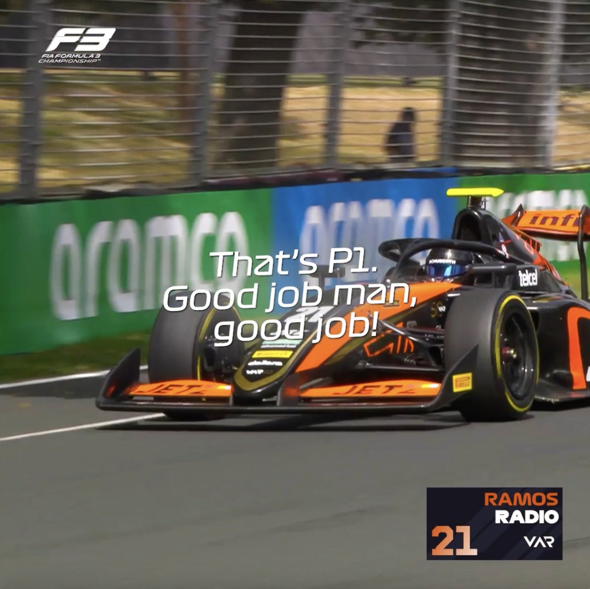 "VAMOS!!!" 🗣️ That first win feeling for Santiago Ramos 🙌 #F3 #AusGP