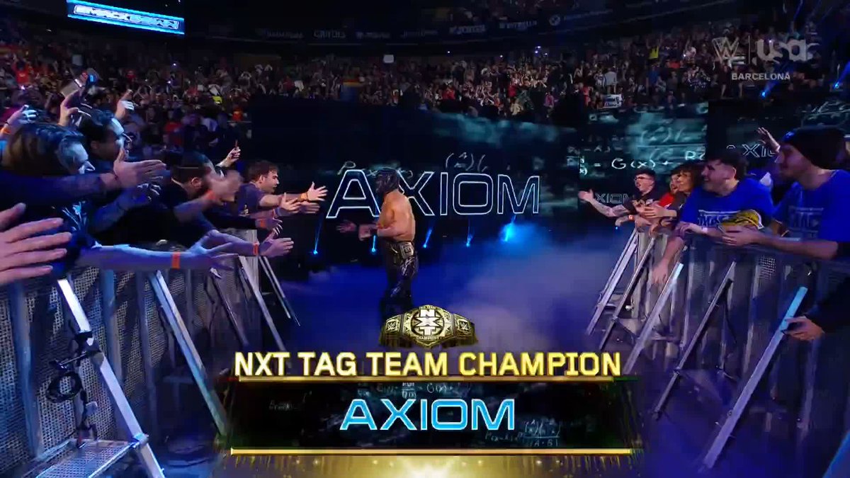 Look who's here! WWE NXT Tag Team Champion Axiom is ready to take on GUNTHER! #SmackDown
